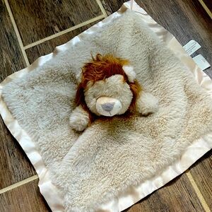 Cloud Island Cream Plush LION Lovey Blanket